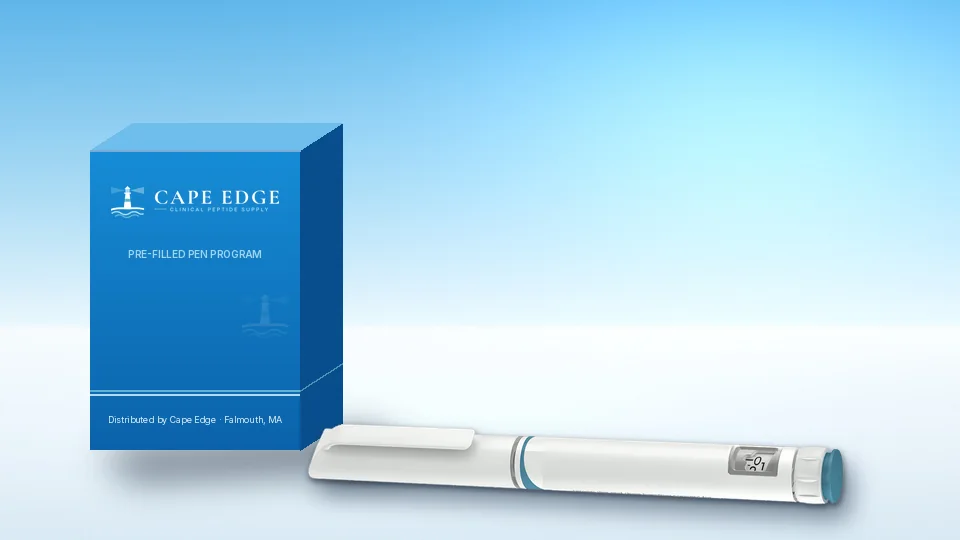 BPC-157: pre-filled pen, distributed by Cape Edge