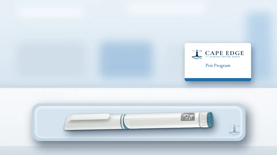 TB-500 + BPC-157: pre-filled pen, distributed by Cape Edge